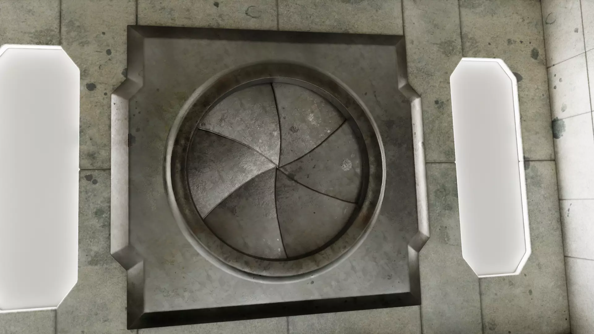 Simulation Room V2 - Dusty and Dirty Environment Rigged Low-poly 3D model_8