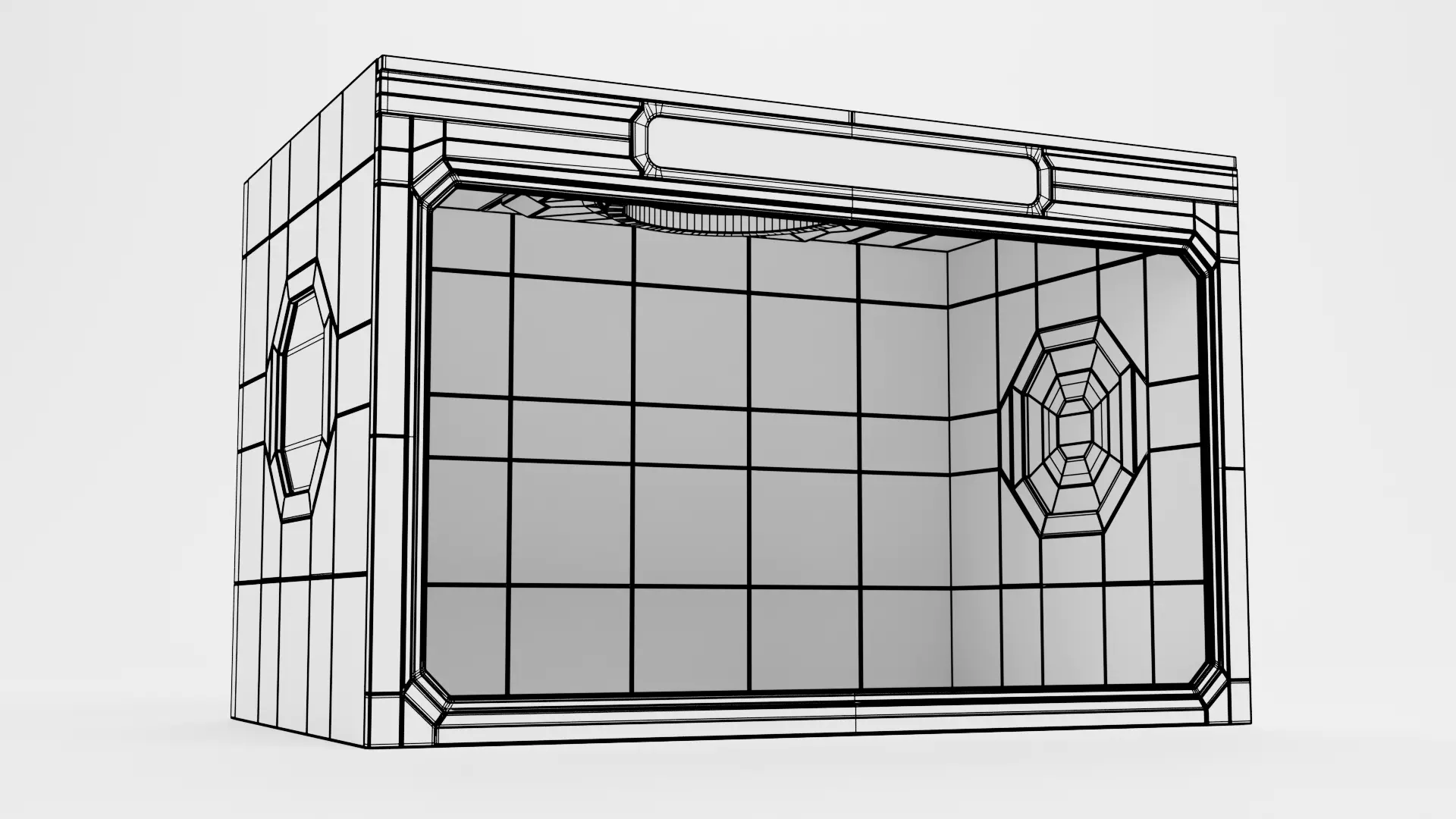 Simulation Room V2 - Dusty and Dirty Environment Rigged Low-poly 3D model_15