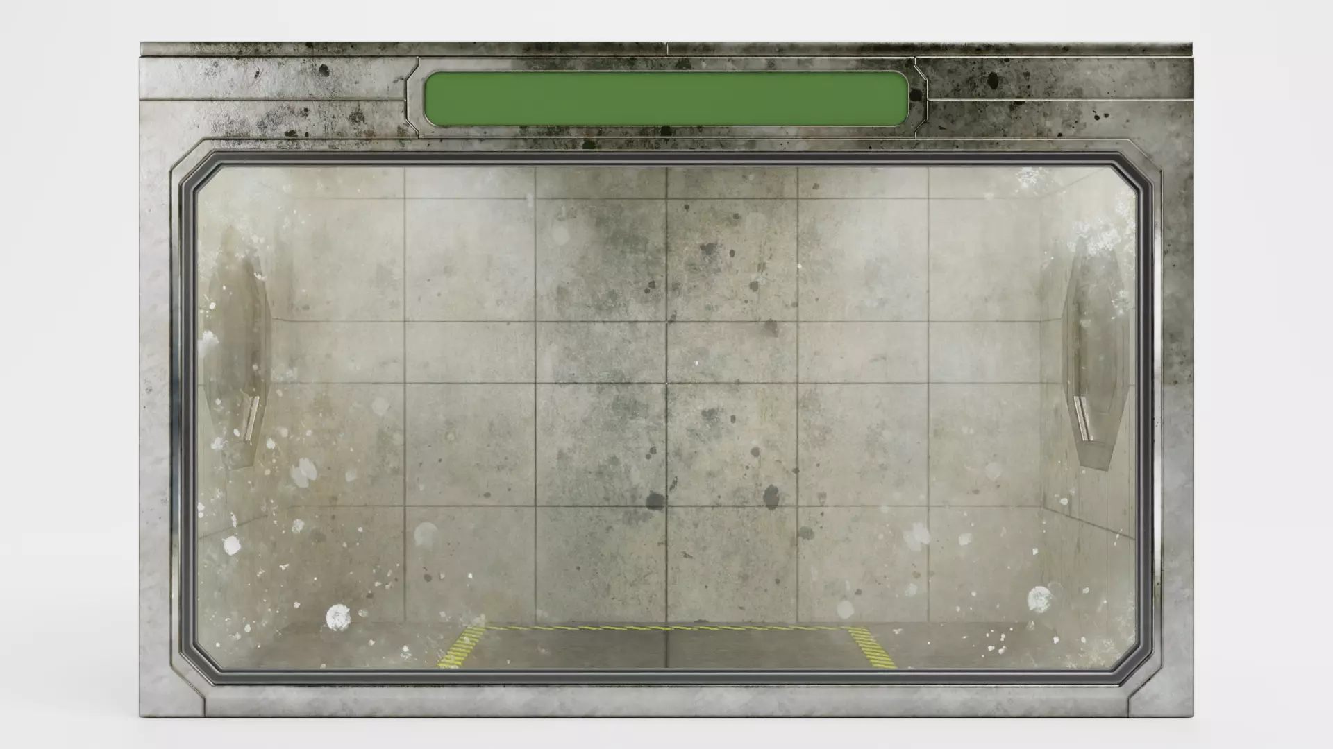 Simulation Room V2 - Dusty and Dirty Environment Rigged Low-poly 3D model_0