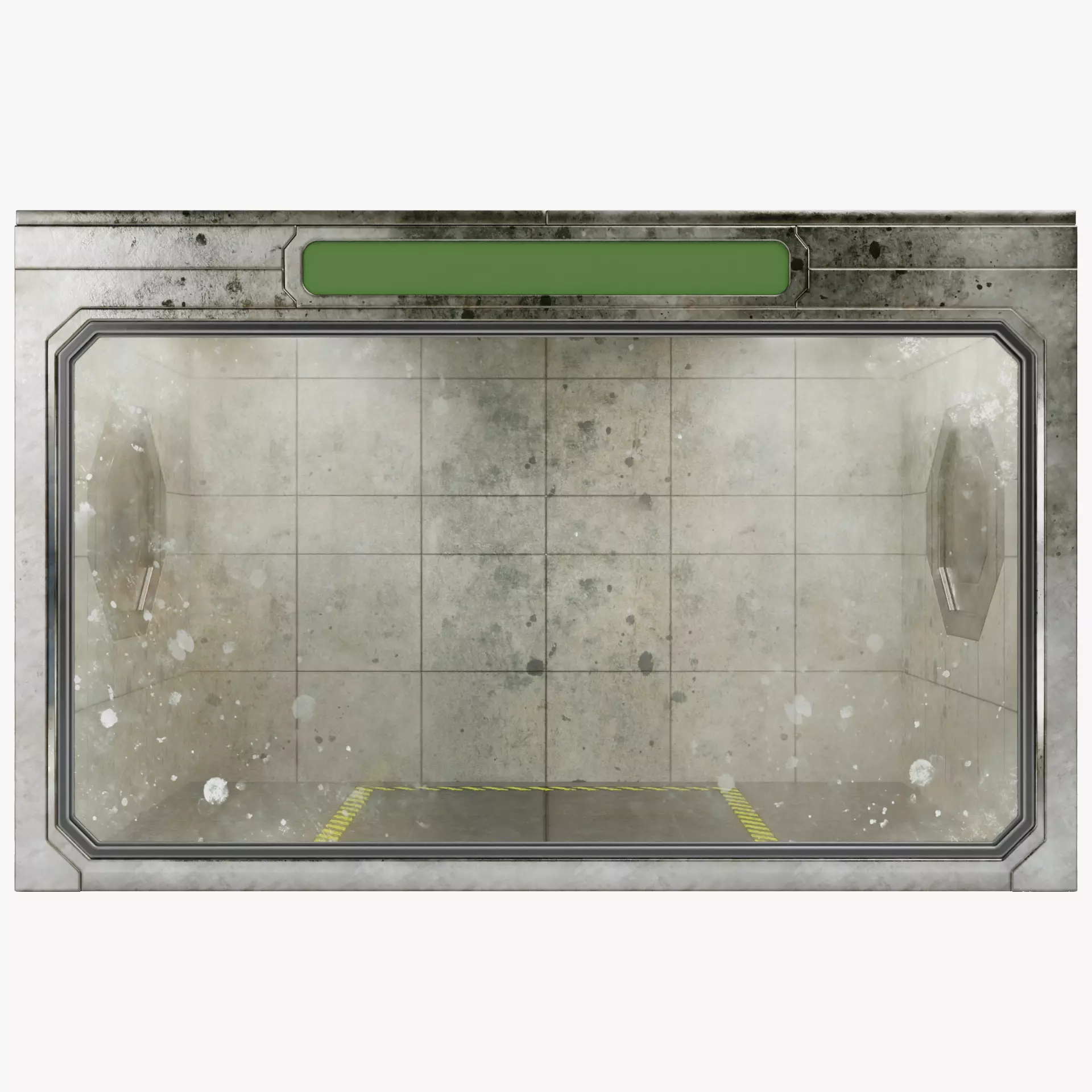 Simulation Room V2 - Dusty and Dirty Environment Rigged Low-poly 3D model_18