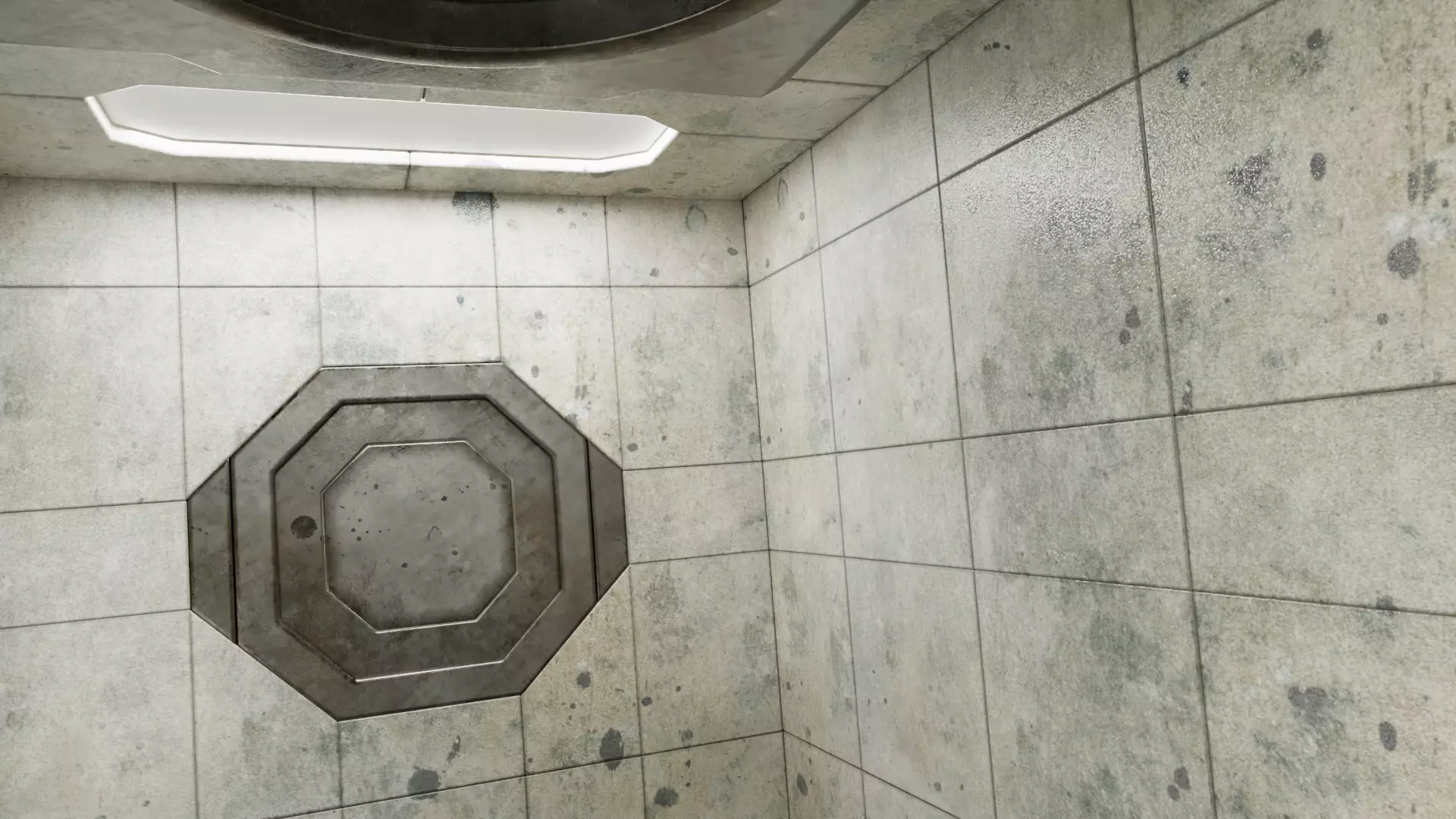 Simulation Room V2 - Dusty and Dirty Environment Rigged Low-poly 3D model_7