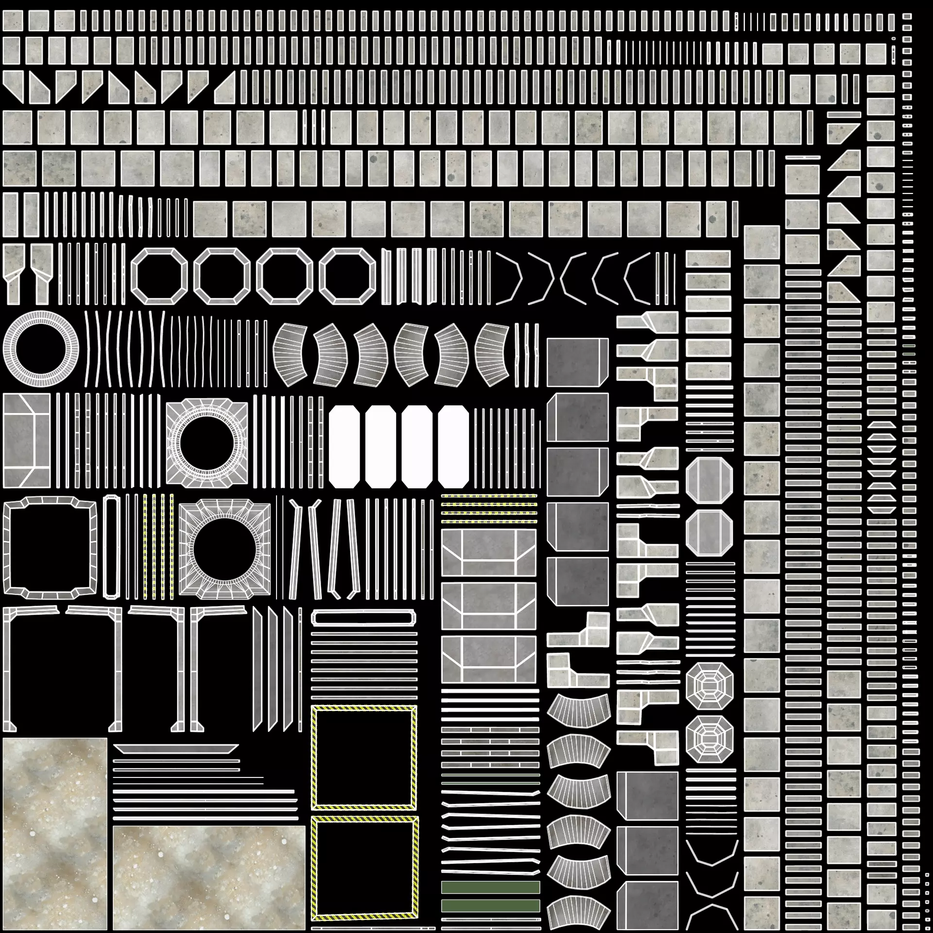 Simulation Room V2 - Dusty and Dirty Environment Rigged Low-poly 3D model_12