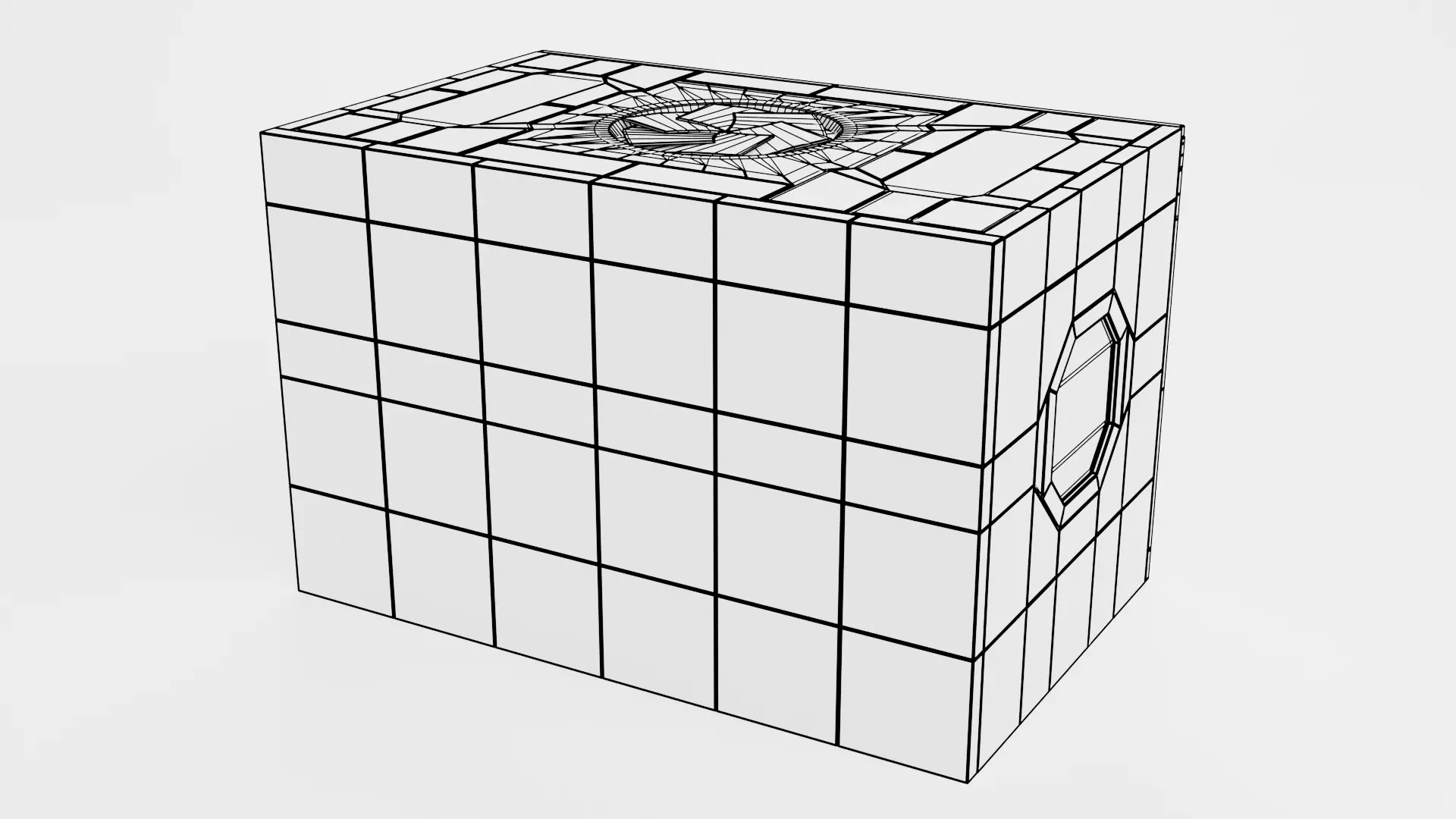 Simulation Room V2 - Dusty and Dirty Environment Rigged Low-poly 3D model_16