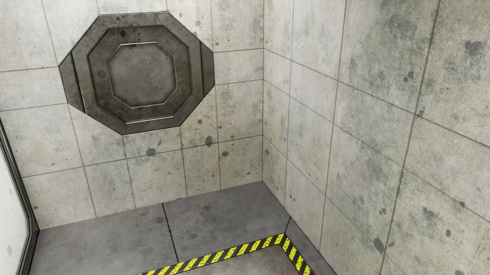 Simulation Room V2 - Dusty and Dirty Environment Rigged Low-poly 3D model_9