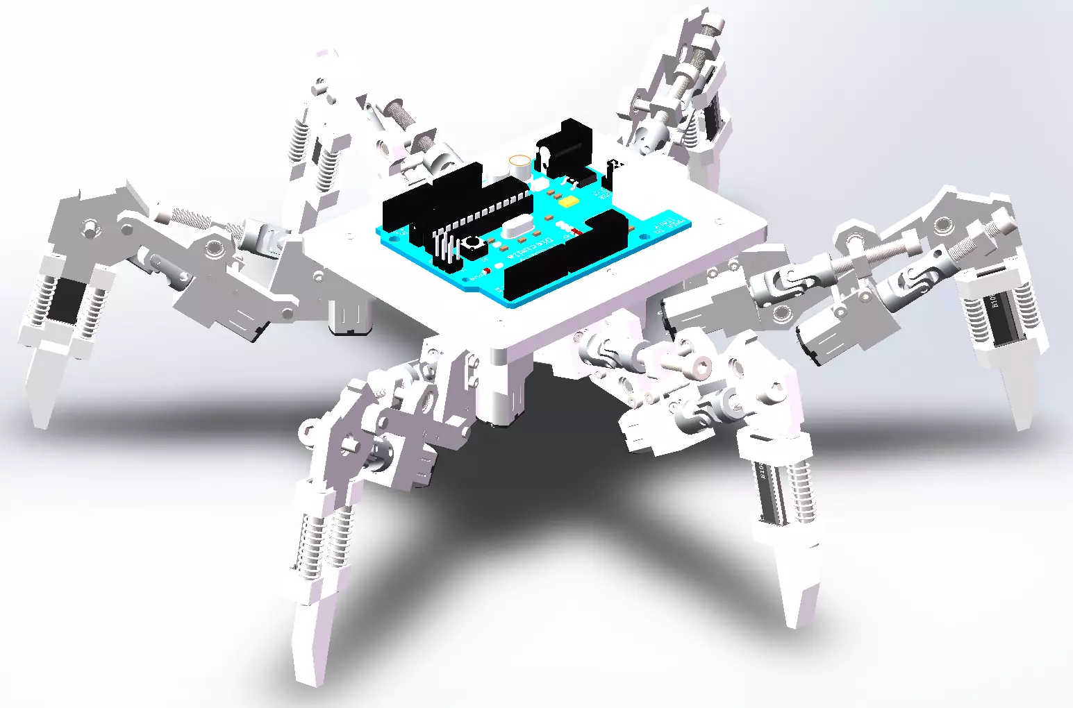 six-legged robot 3D model_1