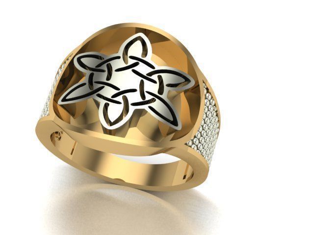 sintered man ring 3D print model
