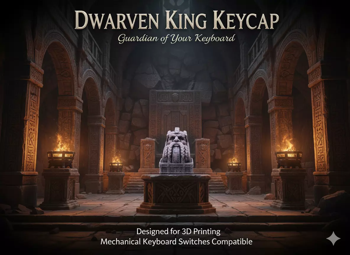 Dworven King 3D print model_0