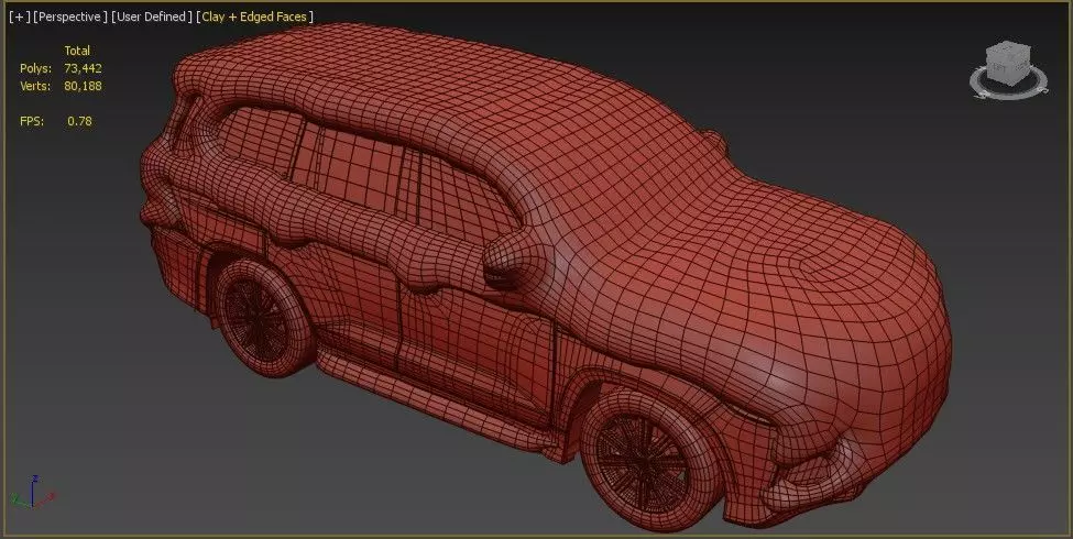 Lexus LX 3D Model 4 Conditions Clean Snowy Rainy Dirty 3D model_12