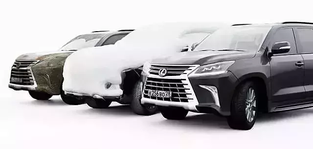 Lexus LX   3D Model 4 Conditions  Clean  Snowy  Rainy   Dirty 