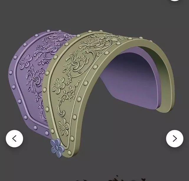 RUMI COSPALY ARMOR SHOULDER K-POP DEMON HUNTER 3D print model_6