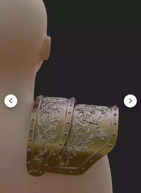 RUMI COSPALY ARMOR SHOULDER K-POP DEMON HUNTER 3D print model_5