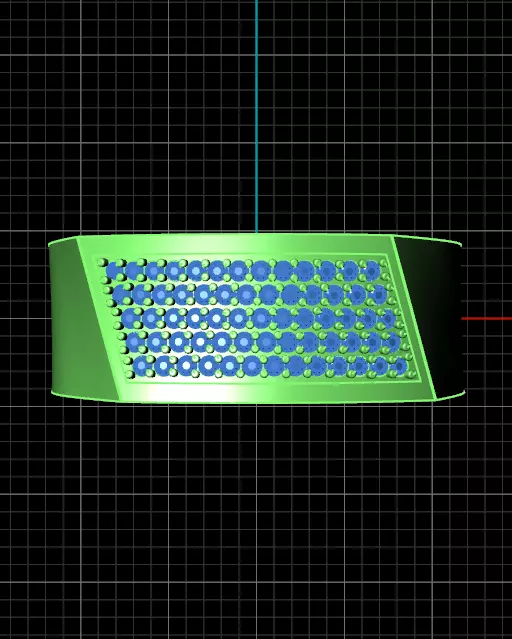 pave setting jewelry ring 3D print model_4