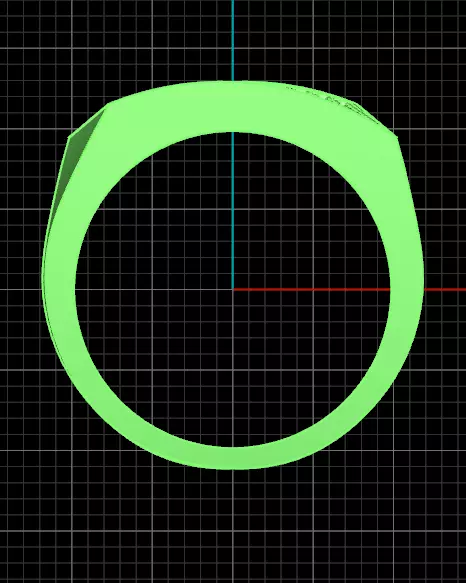 pave setting jewelry ring 3D print model_2