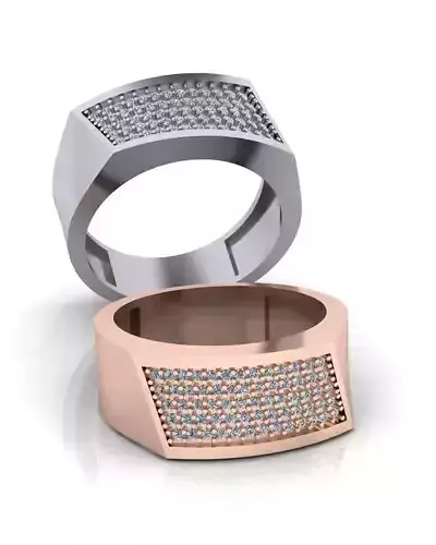 pave setting jewelry ring