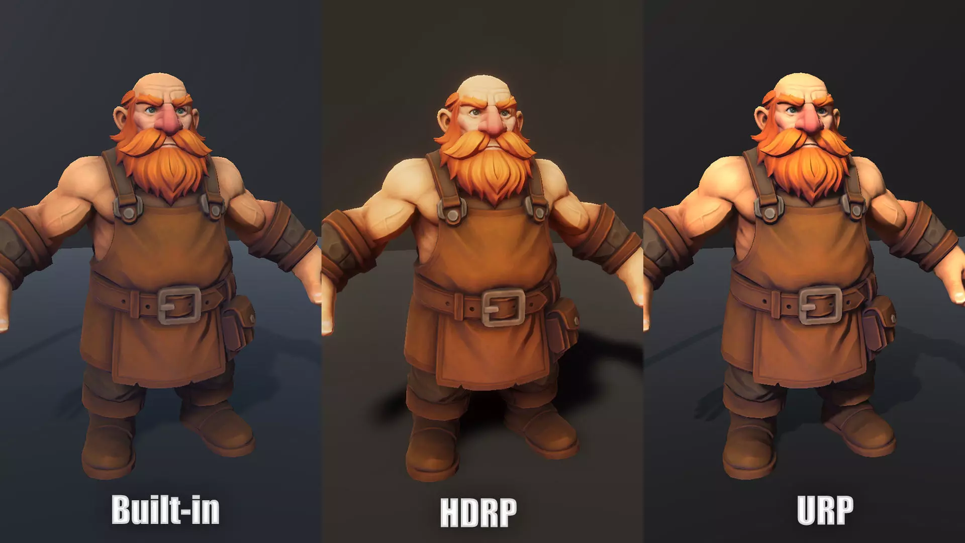 Peasant Pack v2 - Medieval NPC characters Low-poly 3D model_13