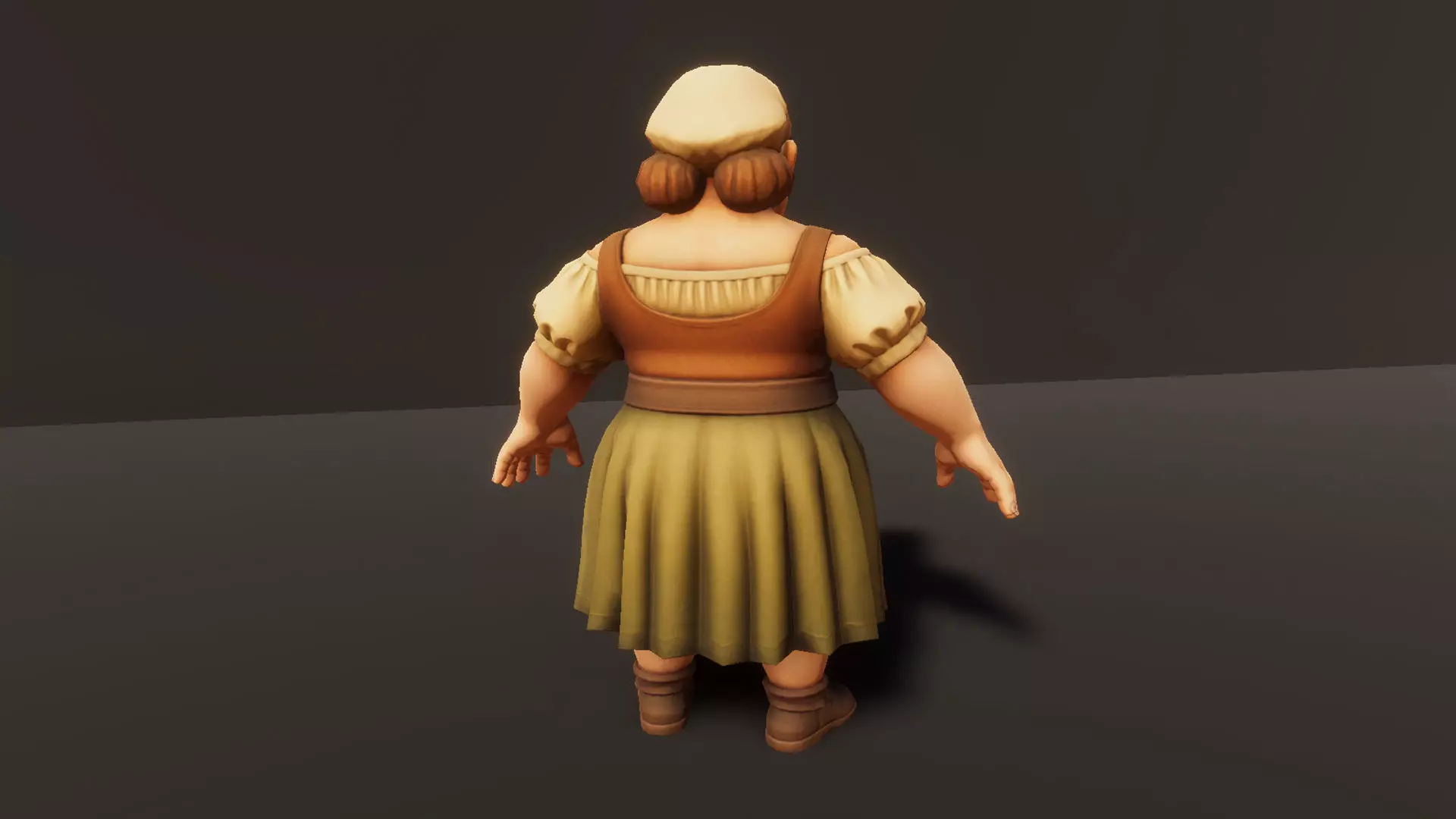 Peasant Pack v2 - Medieval NPC characters Low-poly 3D model_24