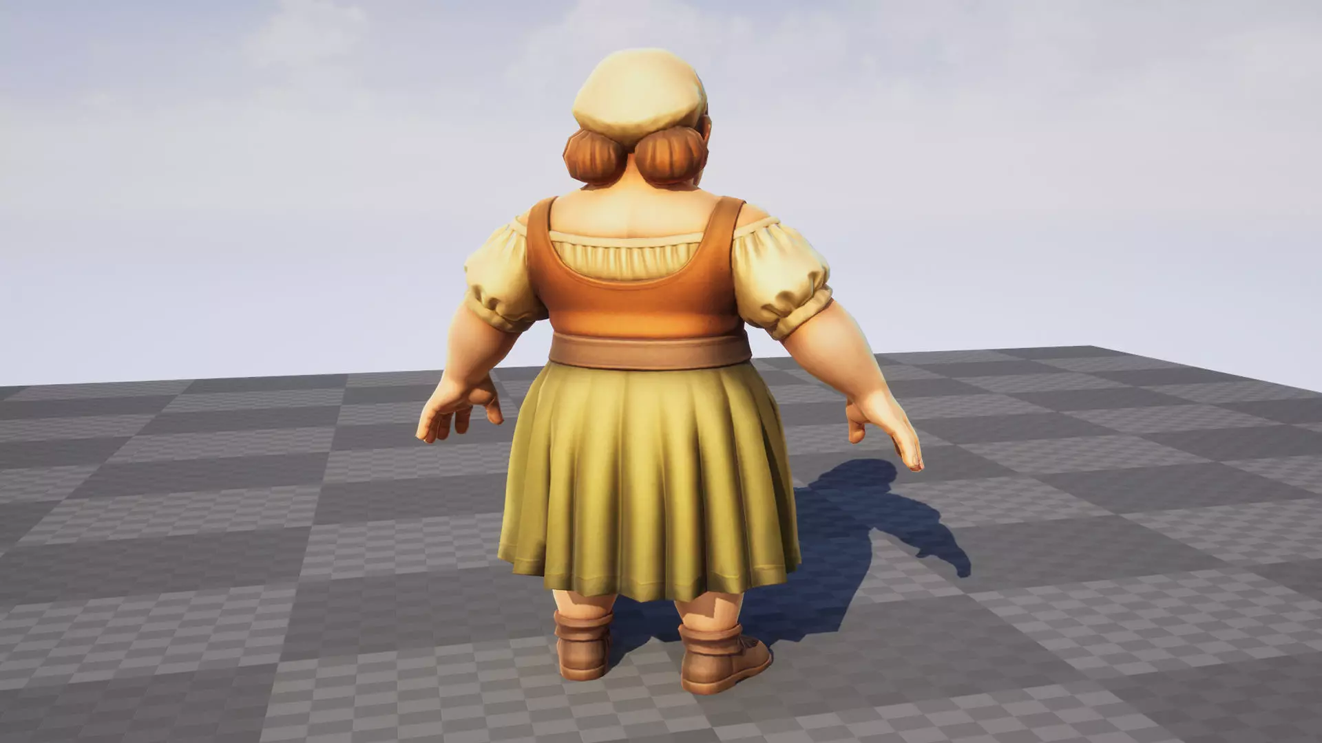 Peasant Pack v2 - Medieval NPC characters Low-poly 3D model_19