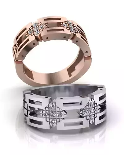 micro prong movable jewelry ring