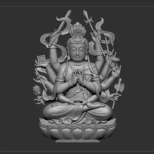 buddha 3D print model