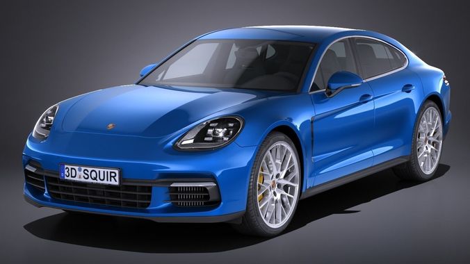 Porsche Panamera 4S 2017 3D model