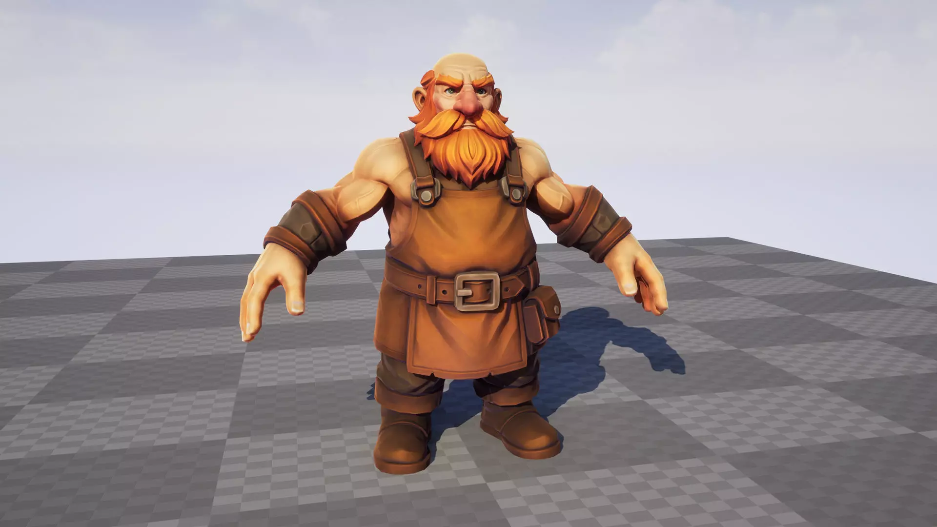 Medieval NPC Pack v1 - Medieval NPC characters Low-poly 3D model_7