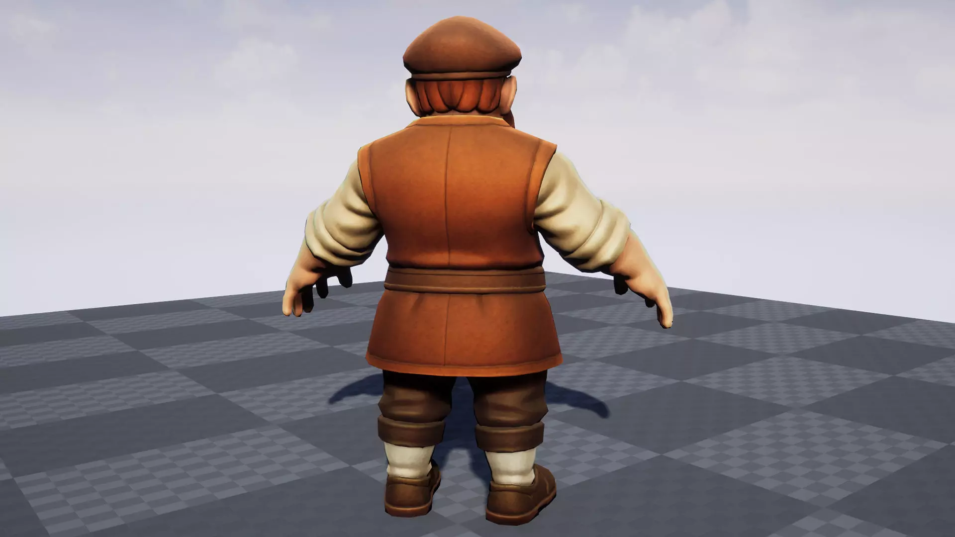 Medieval NPC Pack v1 - Medieval NPC characters Low-poly 3D model_42