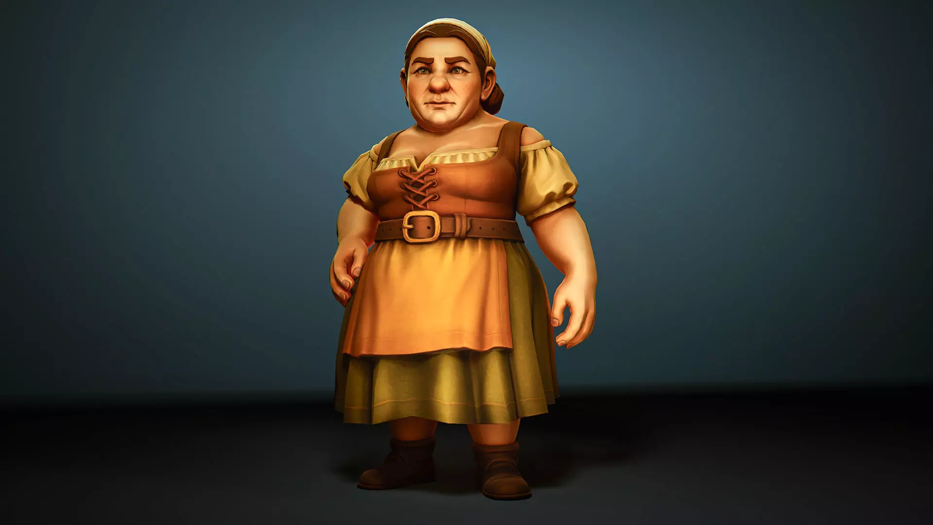 Medieval NPC Pack v1 - Medieval NPC characters Low-poly 3D model_20