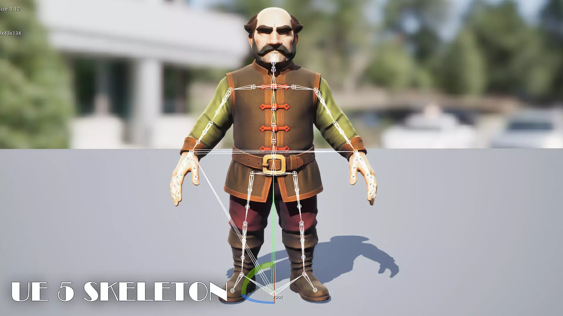 Medieval NPC Pack v1 - Medieval NPC characters Low-poly 3D model_35