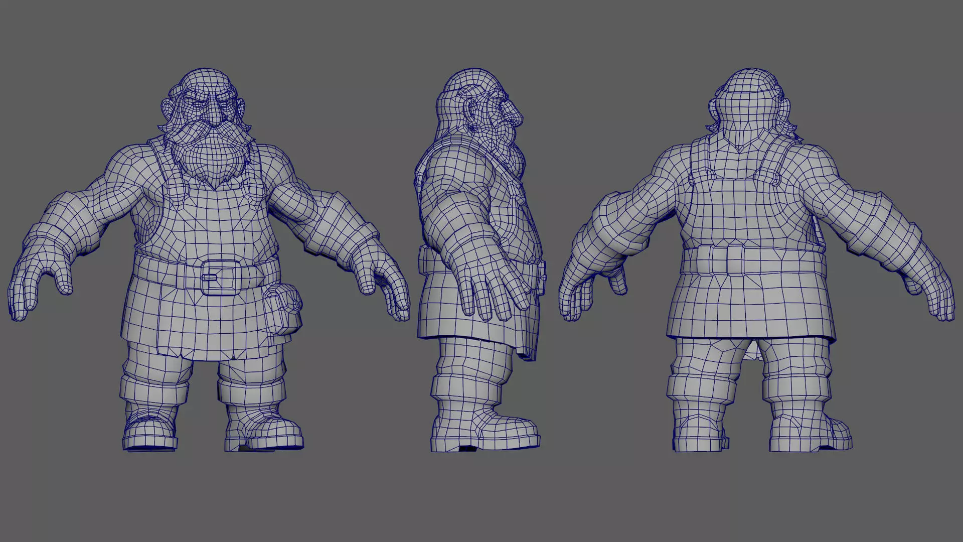 Medieval NPC Pack v1 - Medieval NPC characters Low-poly 3D model_17