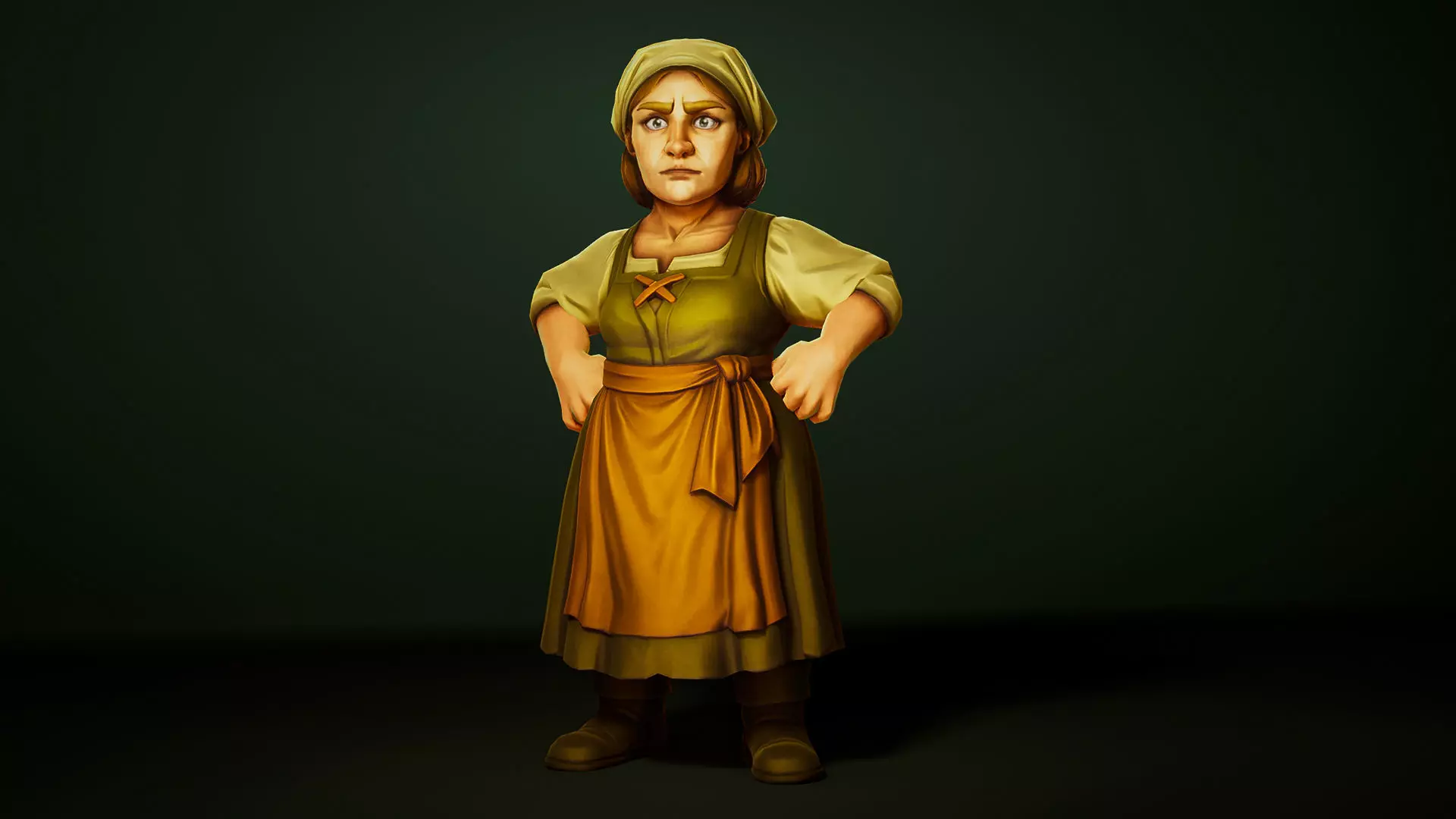 Medieval NPC Pack v1 - Medieval NPC characters Low-poly 3D model_50