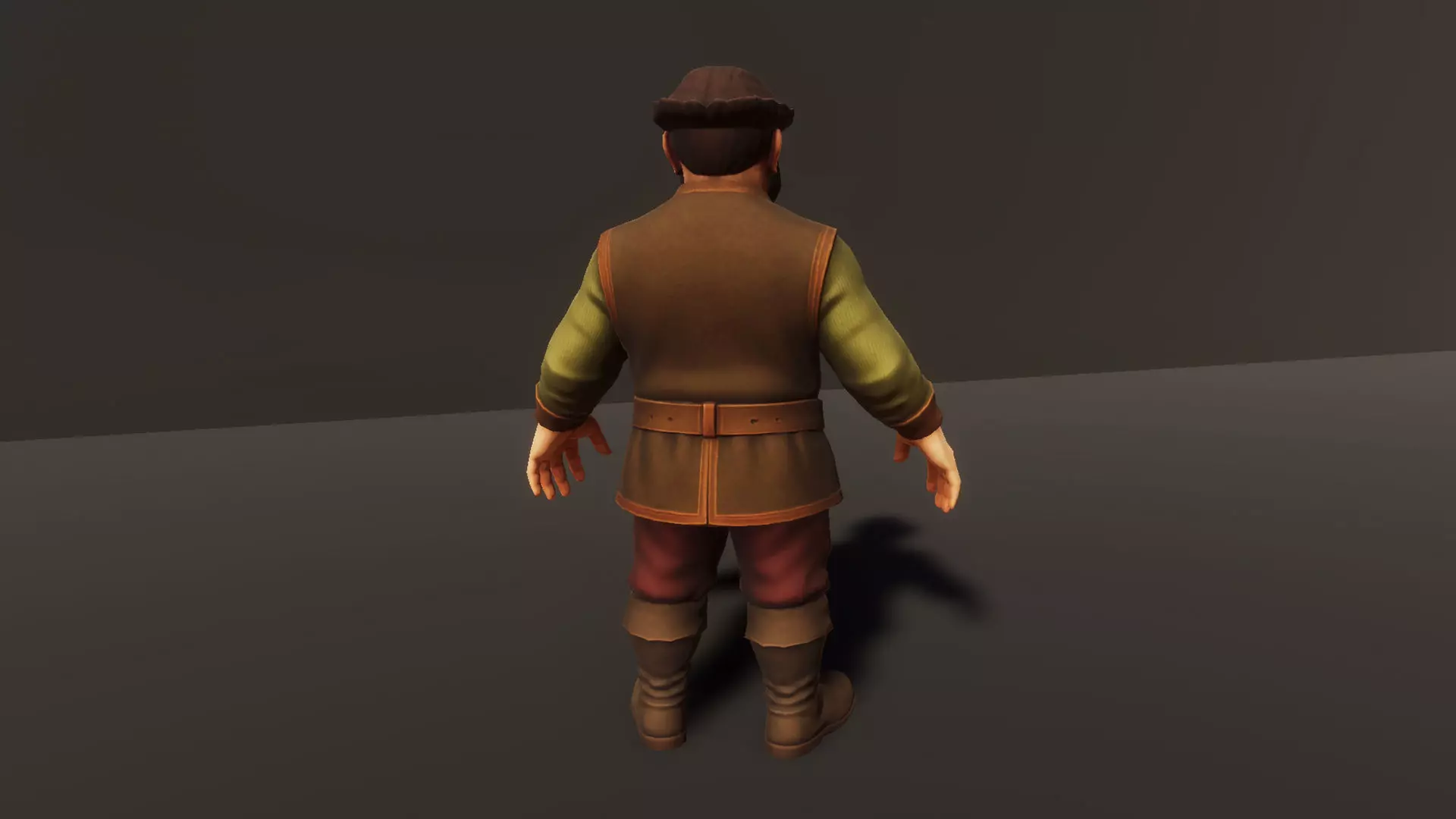 Medieval NPC Pack v1 - Medieval NPC characters Low-poly 3D model_37