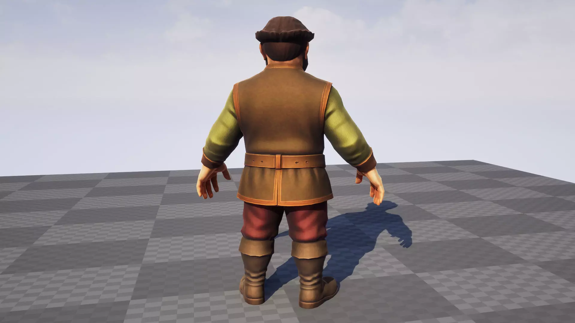 Medieval NPC Pack v1 - Medieval NPC characters Low-poly 3D model_32