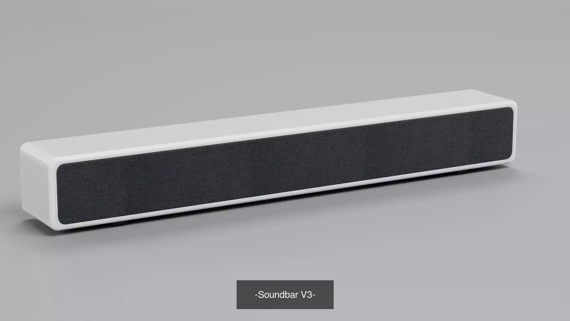 Soundbars - 3 Modern Universal Audio Speaker Designs 3D Model Collection_2
