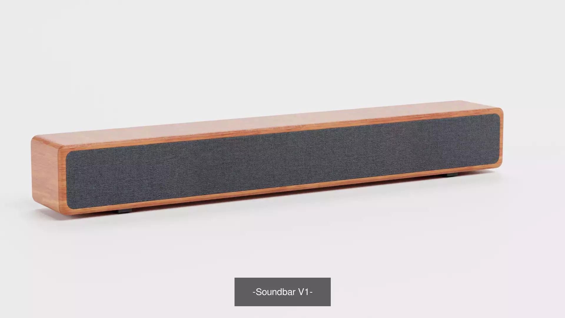 Soundbars - 3 Modern Universal Audio Speaker Designs 3D Model Collection_3