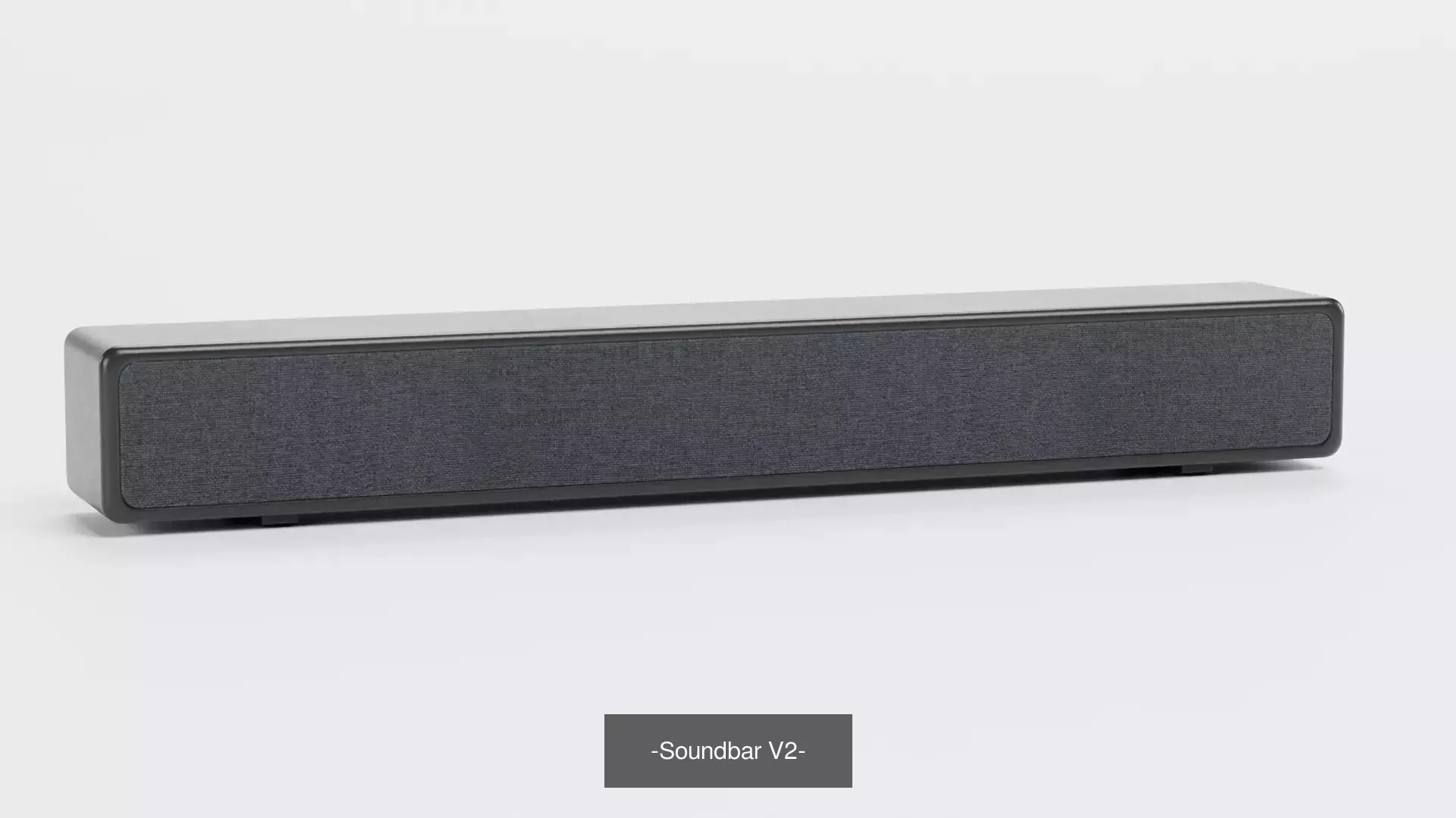 Soundbars - 3 Modern Universal Audio Speaker Designs 3D Model Collection_4