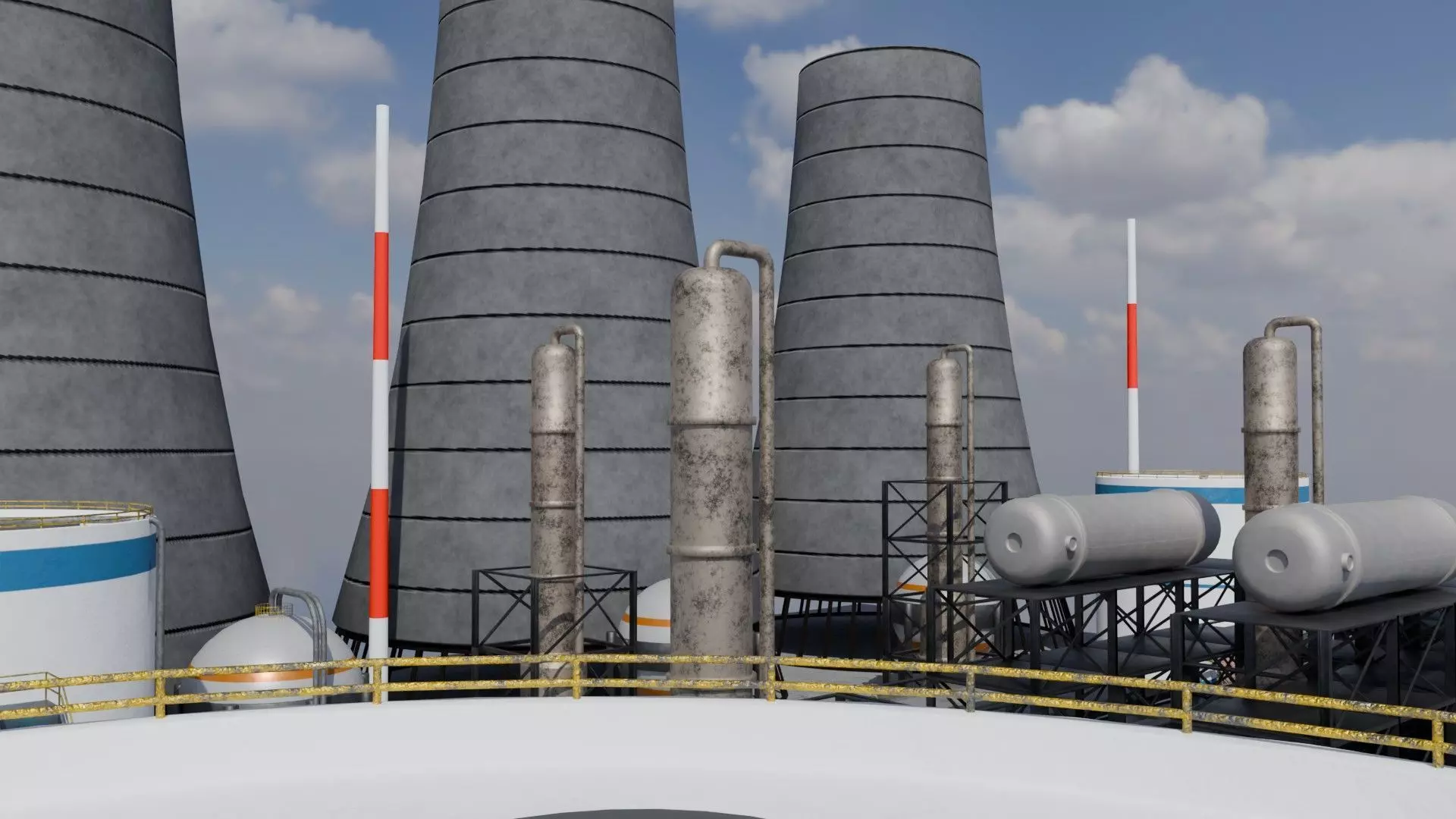 Refinery Unit - Game Ready - PBR  Low-poly 3D model_4