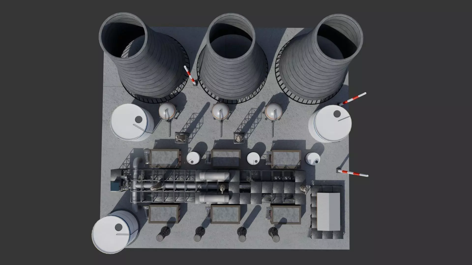 Refinery Unit - Game Ready - PBR  Low-poly 3D model_13