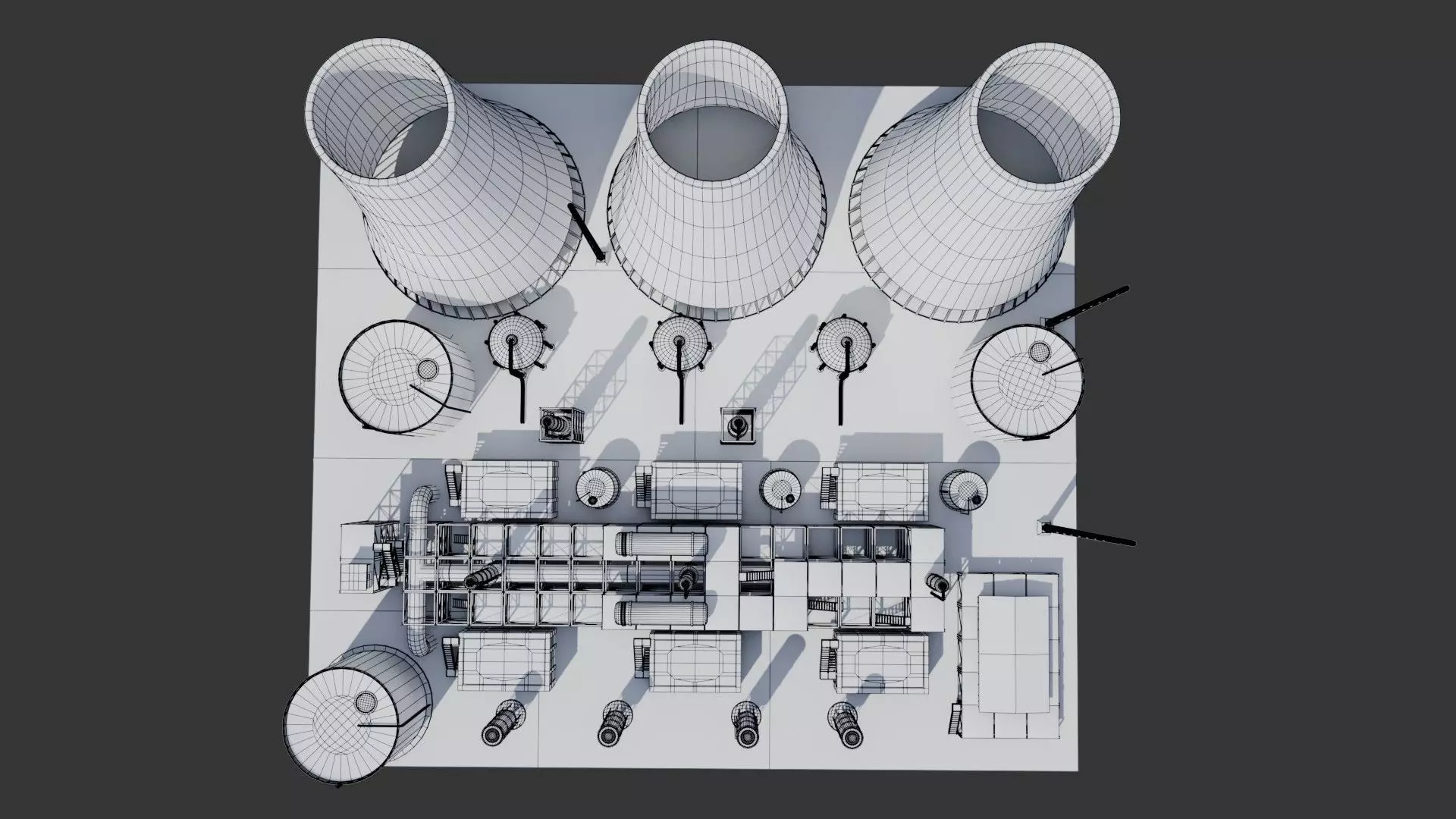 Refinery Unit - Game Ready - PBR  Low-poly 3D model_27