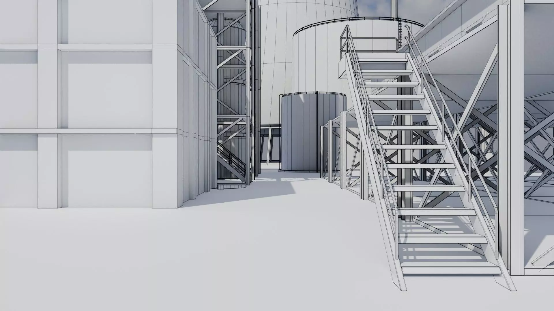 Refinery Unit - Game Ready - PBR  Low-poly 3D model_19