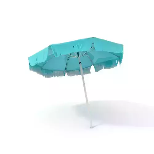 Teal Fringe Parasol model pack Low-poly 3D model Teal Fringe Parasol model pack Low-poly 3D model