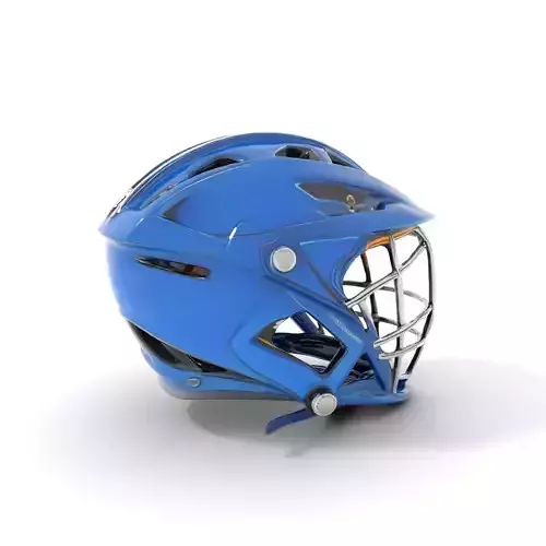 Blue Athletic Helmet model pack Low-poly 3D model