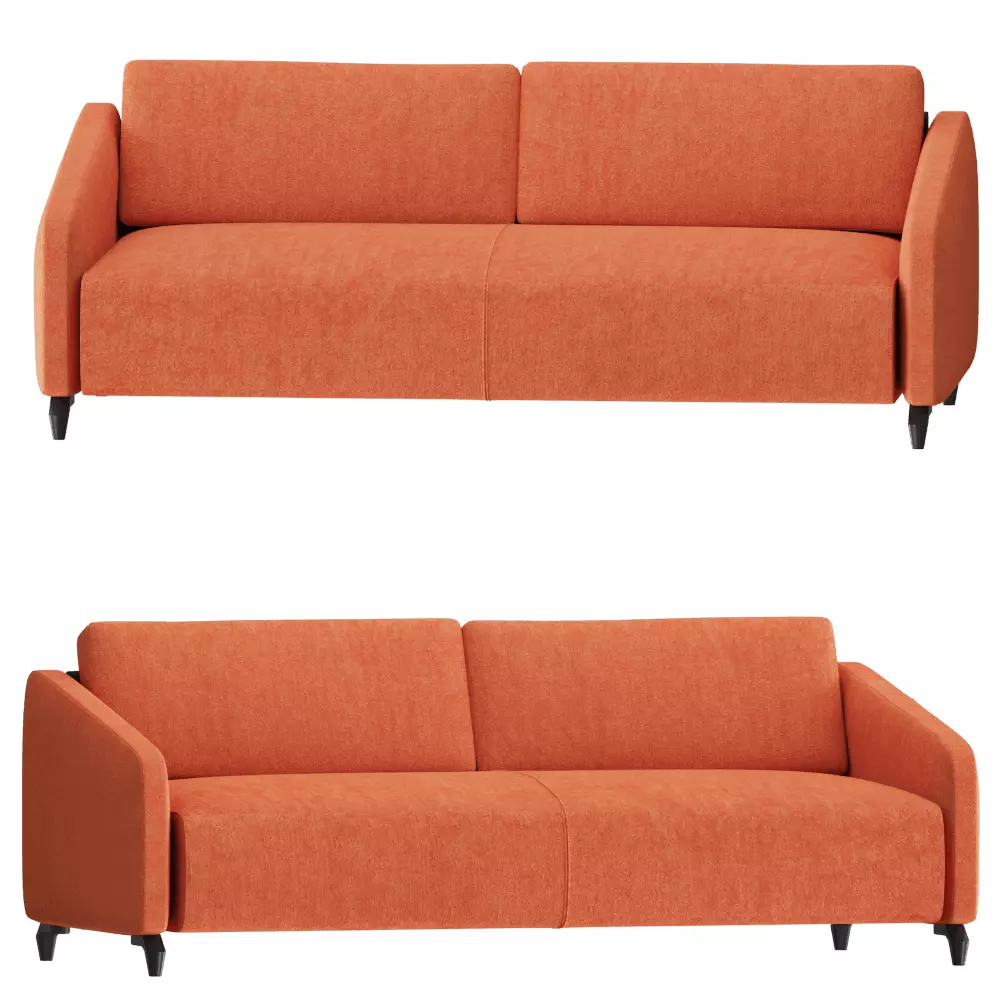 Sofa Geteborg Low-poly 3D model_0