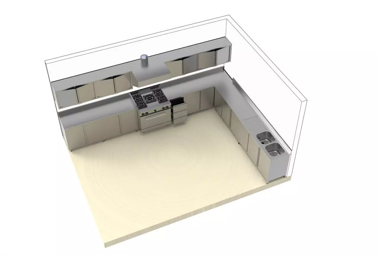 KITCHEN 42 3D model_1