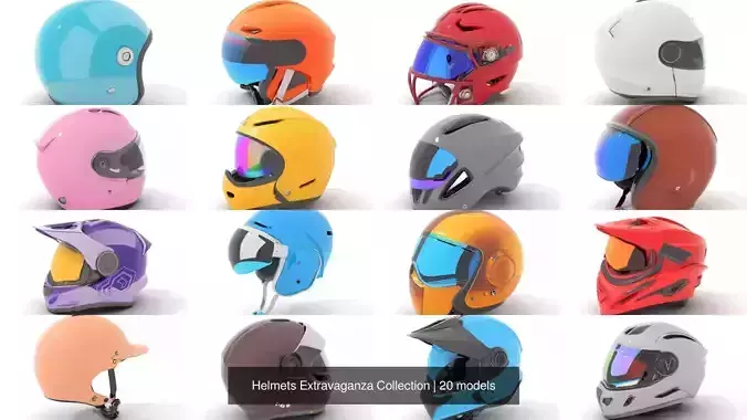 Helmets Extravaganza Collection 