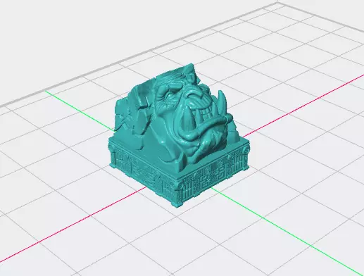 Orc Worrior Keycap 3D Model for Mechanical Keyboards 3D print model_1