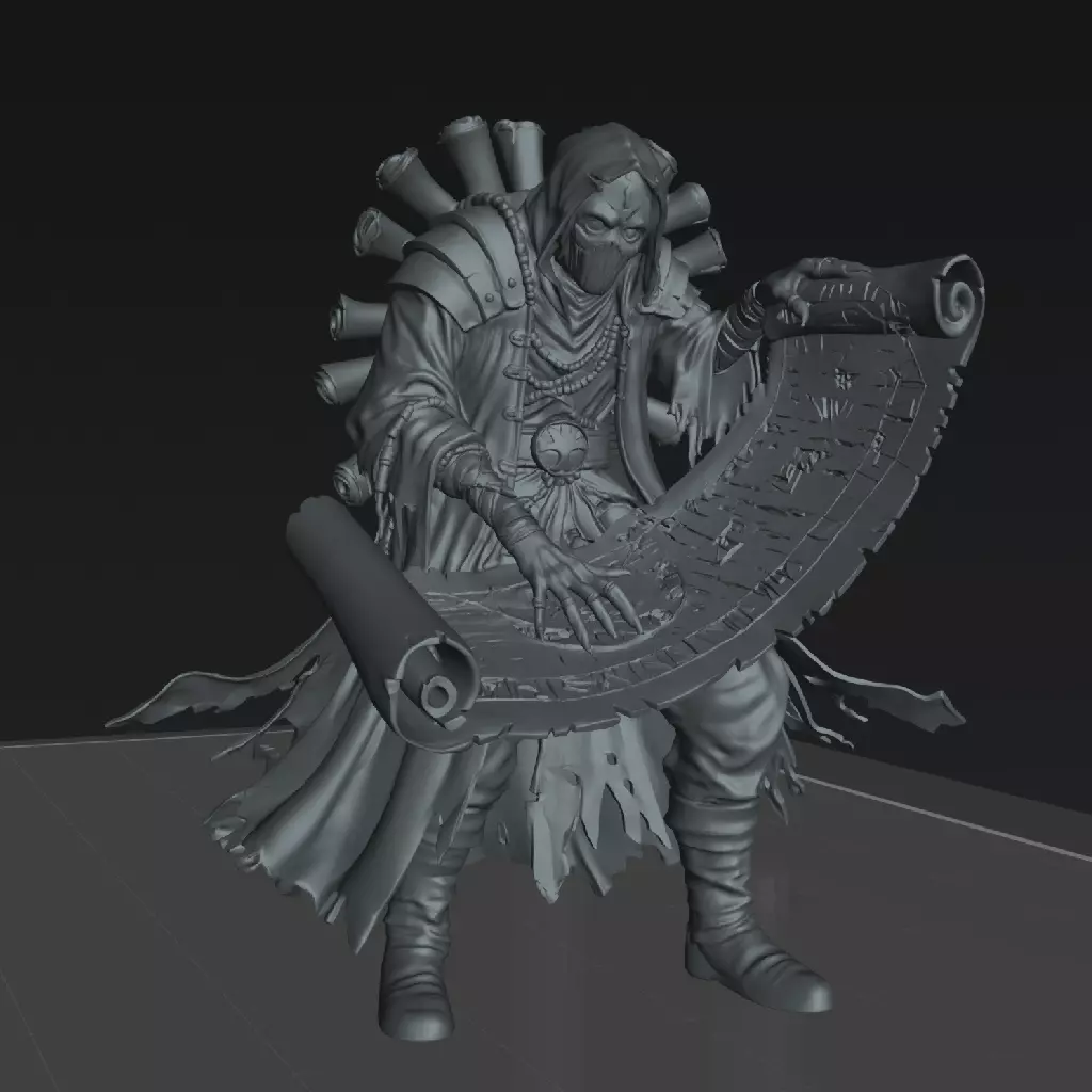 Scribe of Lies - The Eightpints Coven of the Unbound Will Free 3D print model