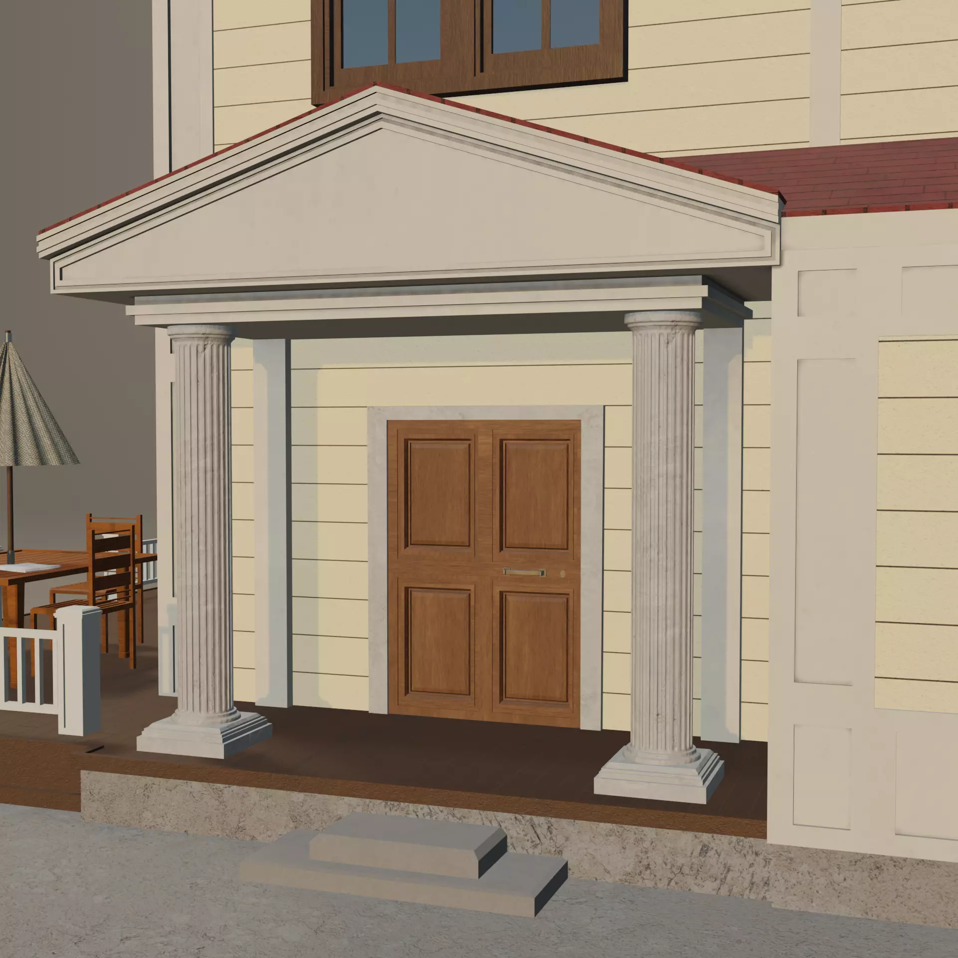 cartoon house 3D model_5