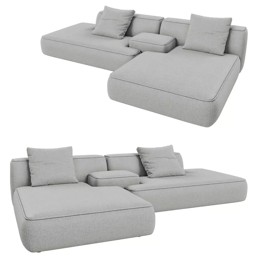 Sofa Aima Low-poly 3D model_3