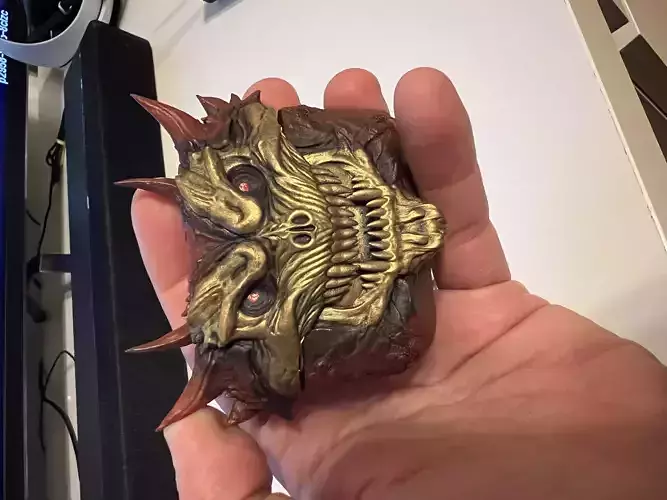 Deamon Skeleton Airpod Pro Case 3D Model  