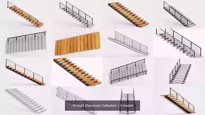 -Straight Staircases Collection-